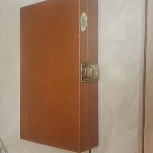 Vintage 1970's Dominoes Set in Padded Leatherette Case